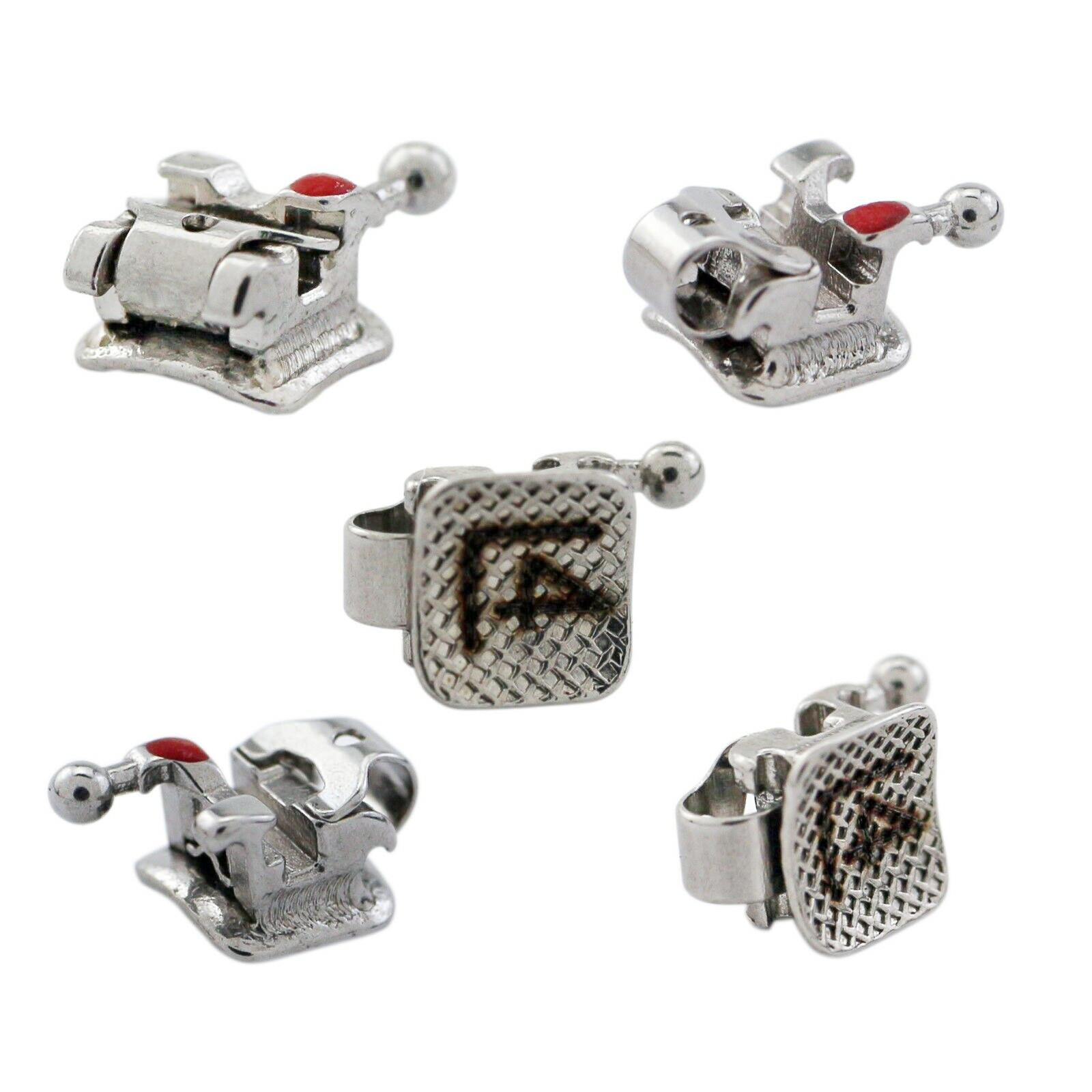 Orthodontic Self Ligating Bracket Braces Empower Clear Metal Ceramic MBT Roth022