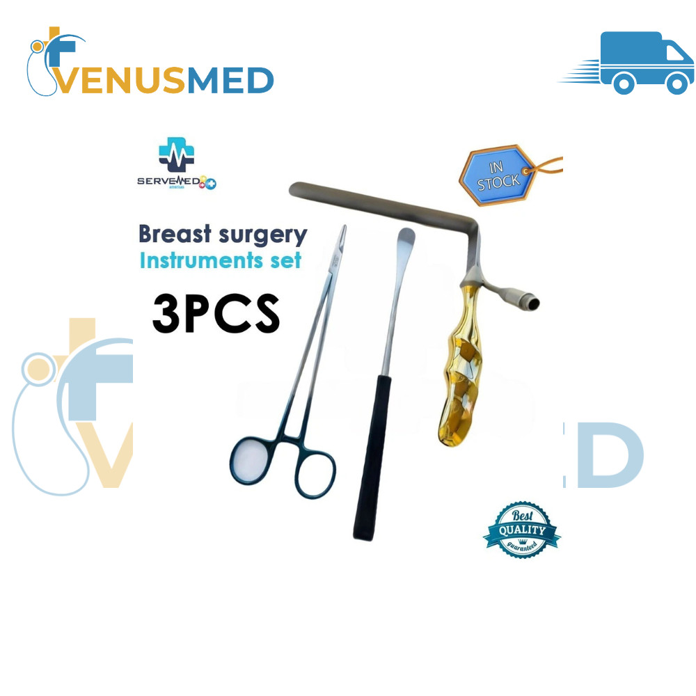 Breast surgery set of 3 pcs plastic surgery instruments Top Best Quality