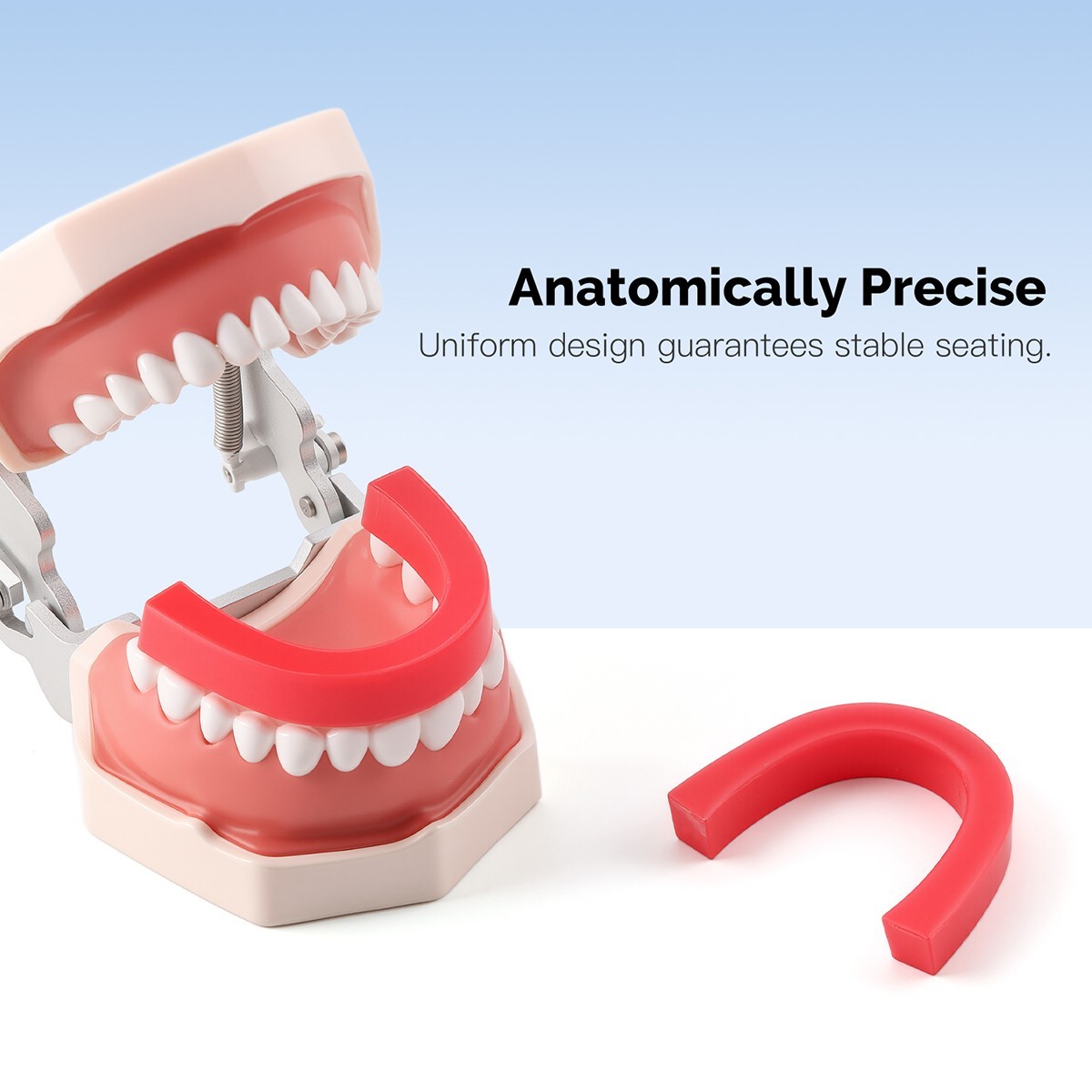 Pro Dental Wax U Shape Rim Model Base Plate Wax Casting Bite Block Wax Occlusal