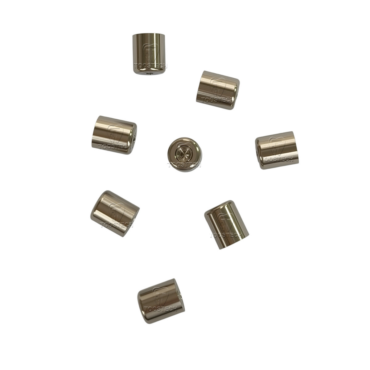 6pcs Dental Titanium MU Healing Cap for Omni Multi Unit Abutment fits to C- TECH