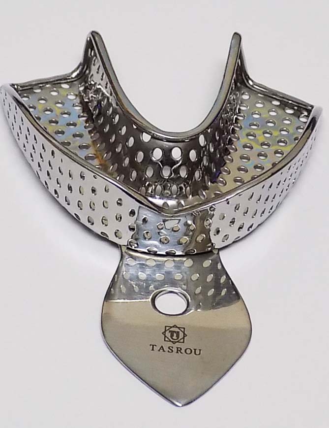 Perforated Denture L,M,S Impression Metallic Tray Lower Tasrou Dental Instrument