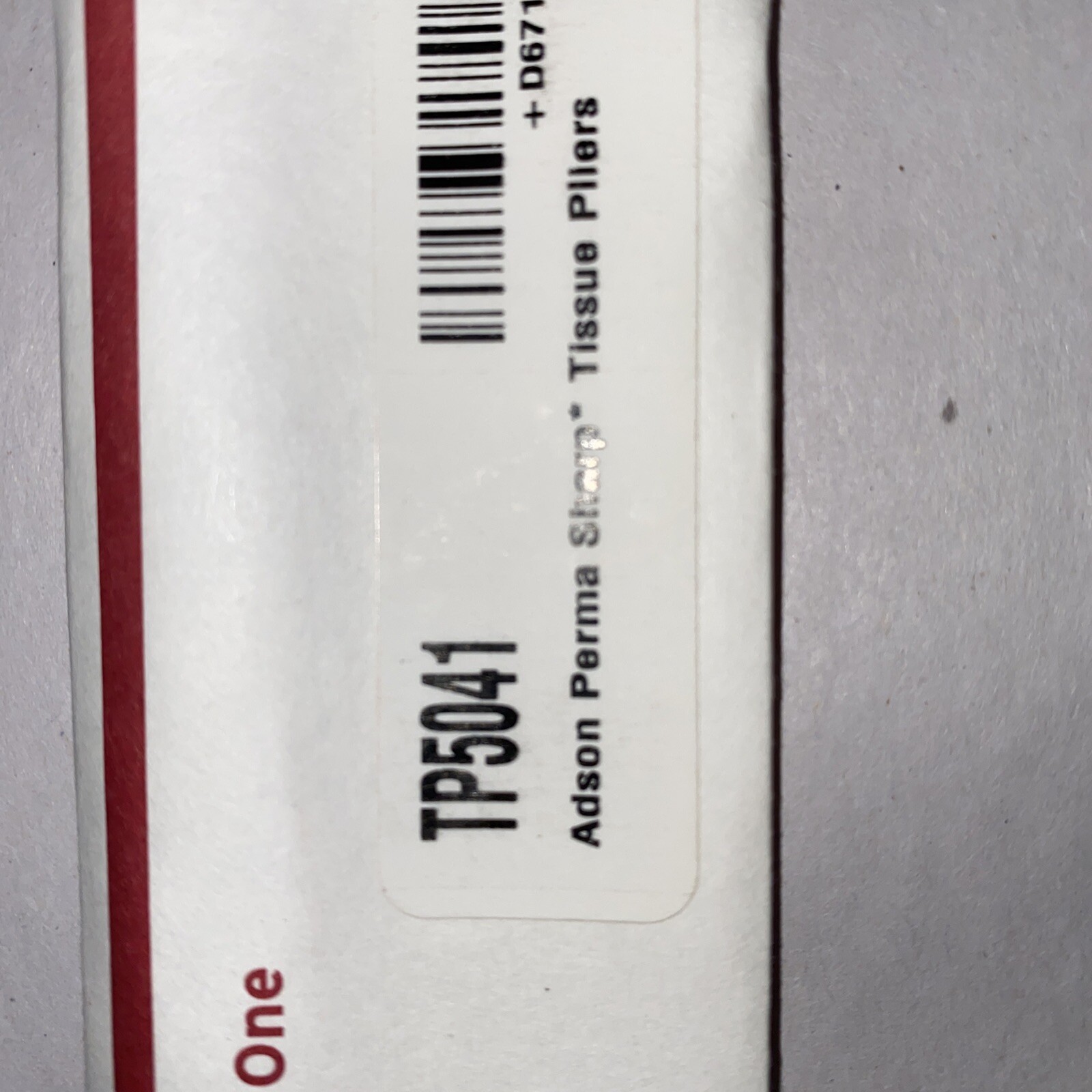 Hu-Friedy Adson Perma Sharp ® Tissue Pliers – TP5041 MSRP $206