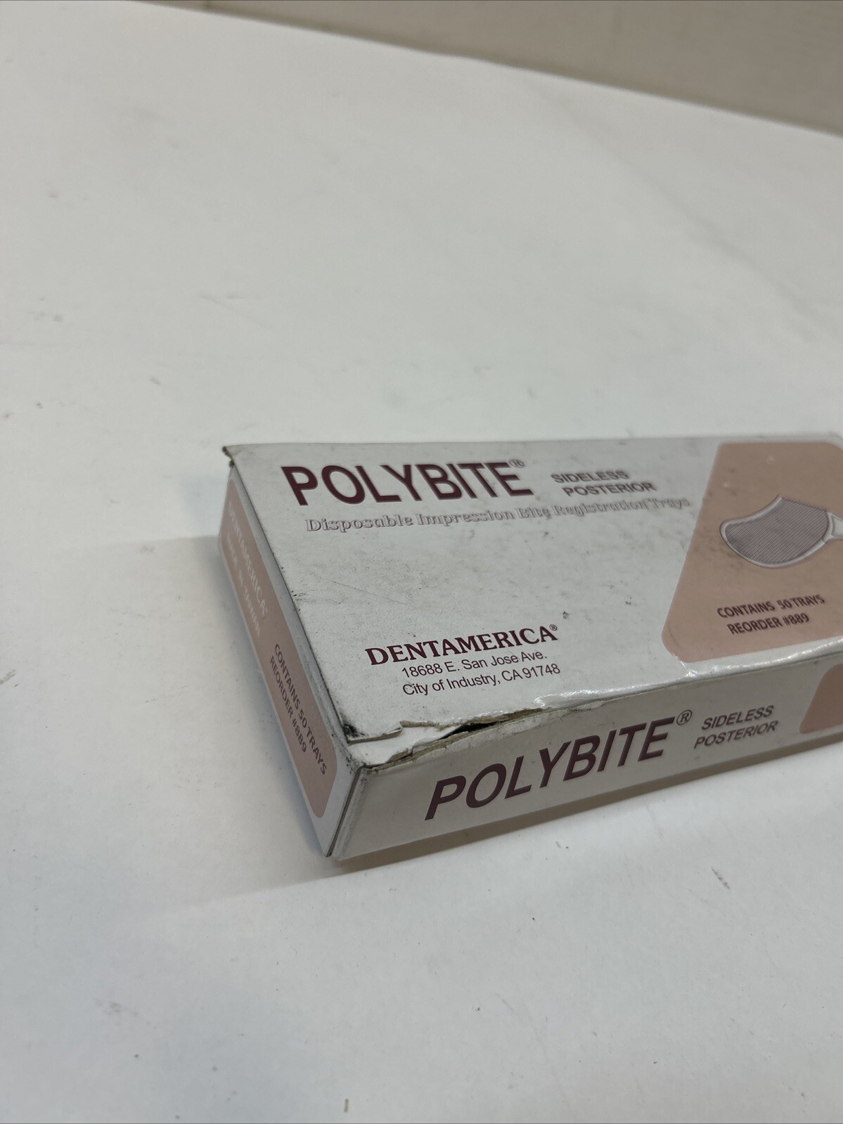 100pcs DentAmerica Polybite Disposable Impression Bite Trays–Sideless Posterior