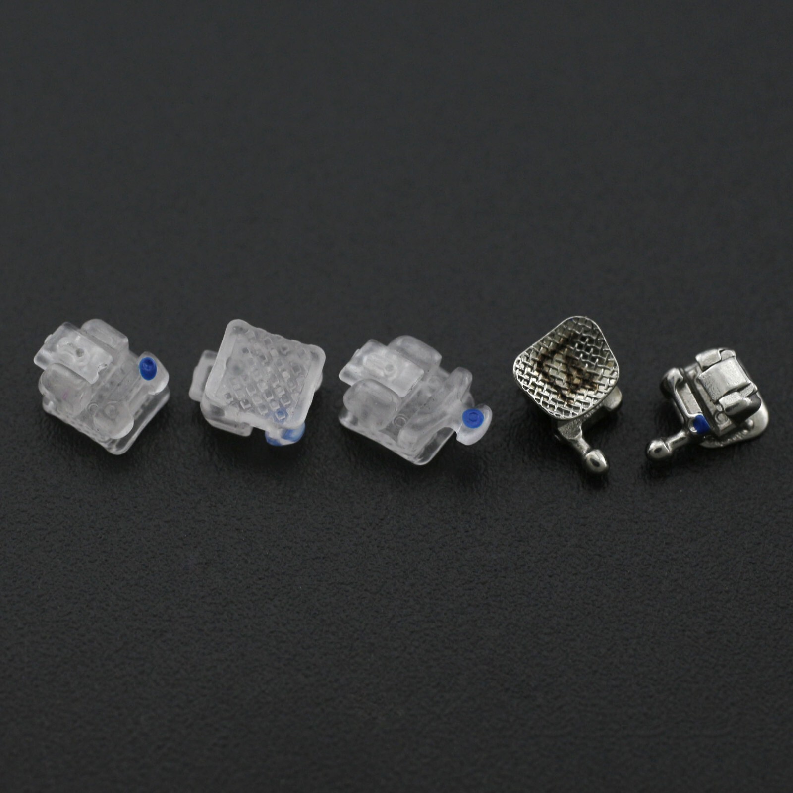 Orthodontic Self Ligating Brackets Damon Sapphire Clear Braces MBT Roth 022 5-5