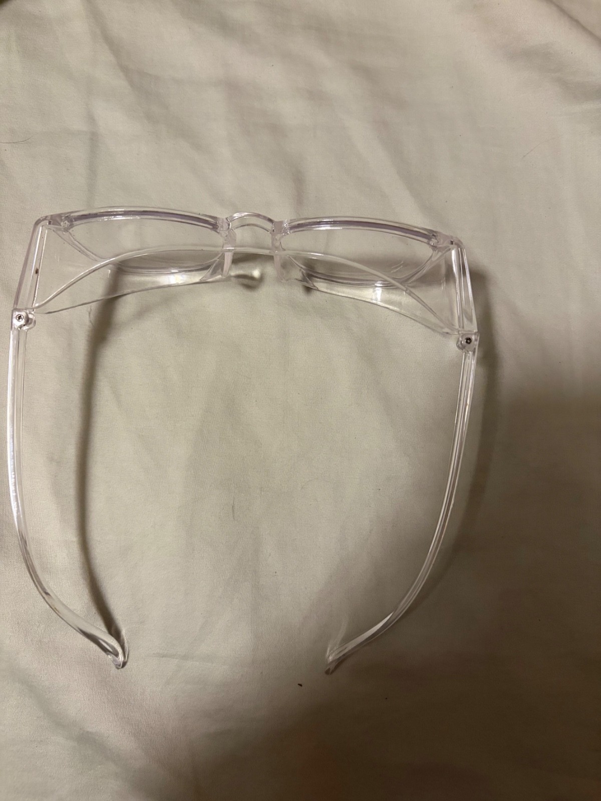 Surgical Glasses- White/clear coloring