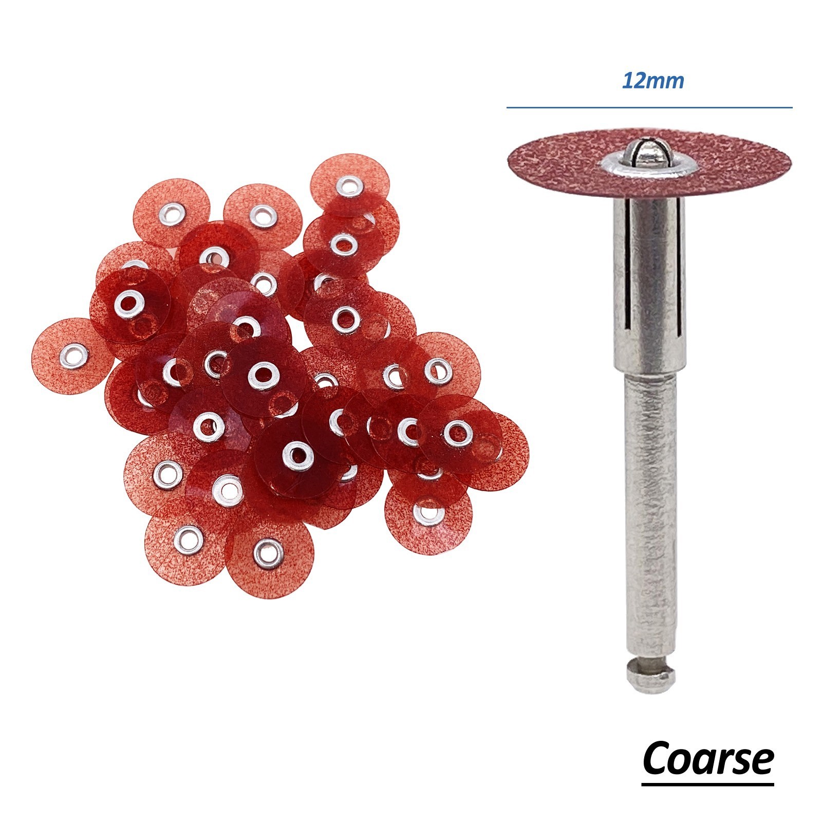 Dental Sof-Lex contouring polishing 2381 Pop-On discs 0.47″ 12mm or Mandrel DC