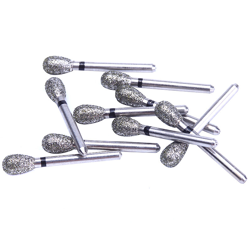 10pcs/kit AZDENT Dental High Speed FG Super Coarse Diamond Burs Preparation