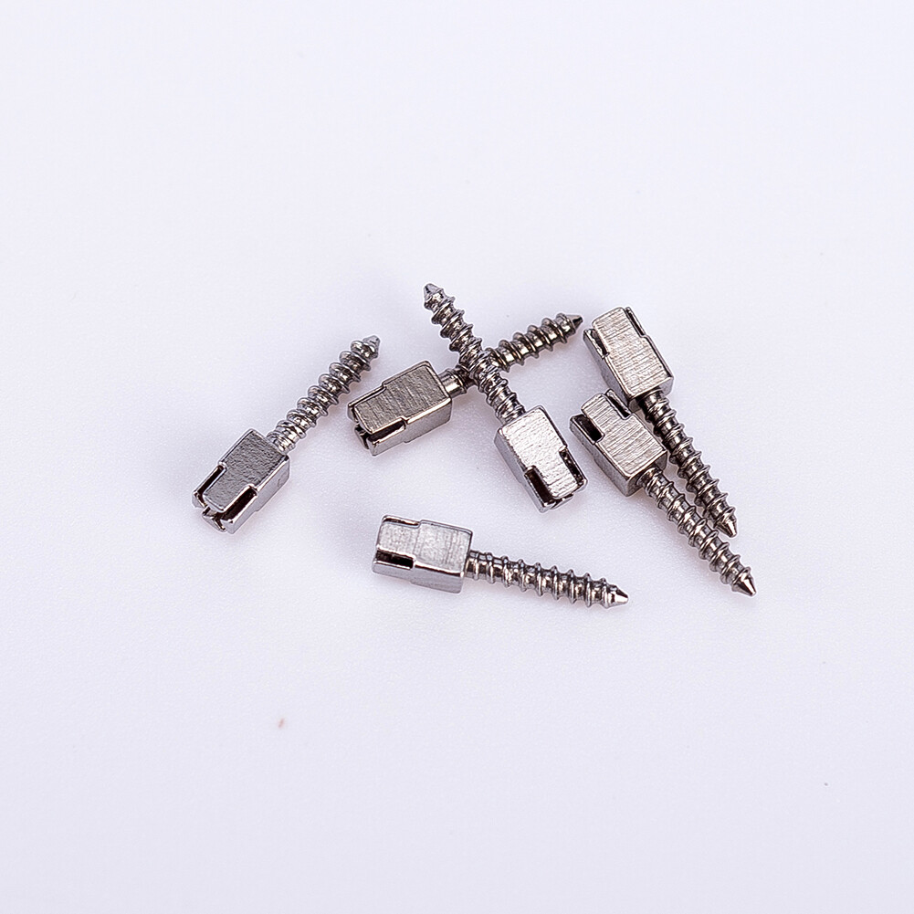 120pc Dental Screw Post Completed Silver/Gold Plated Endo Conical Pin Fiber Post