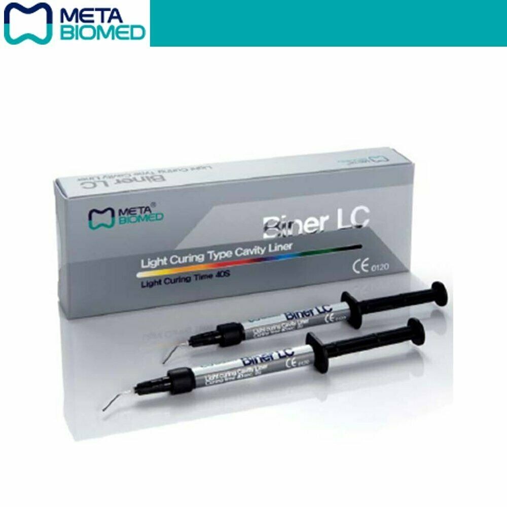 Meta Biomed Biner LC Light Curing Cavity Liner Radiopaque Fluoride Releasing