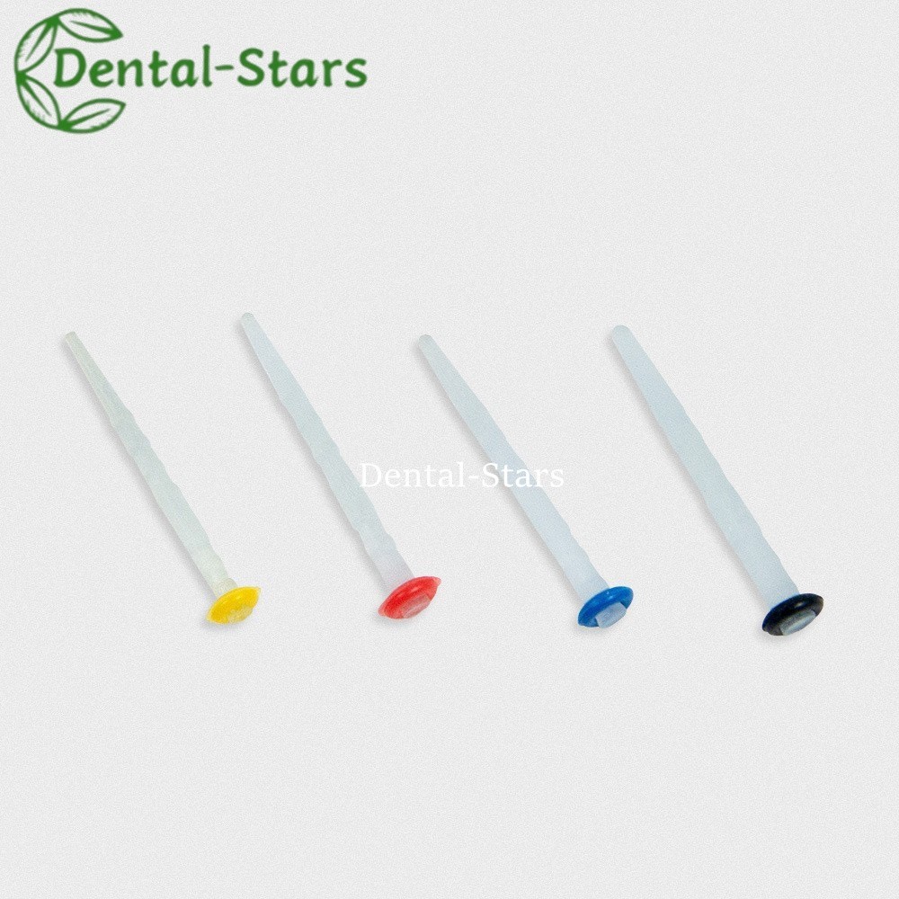 Dental Fiber Post Quartz Screw Posts Teeth Restorative Root Canal Pins 1.2-1.8mm
