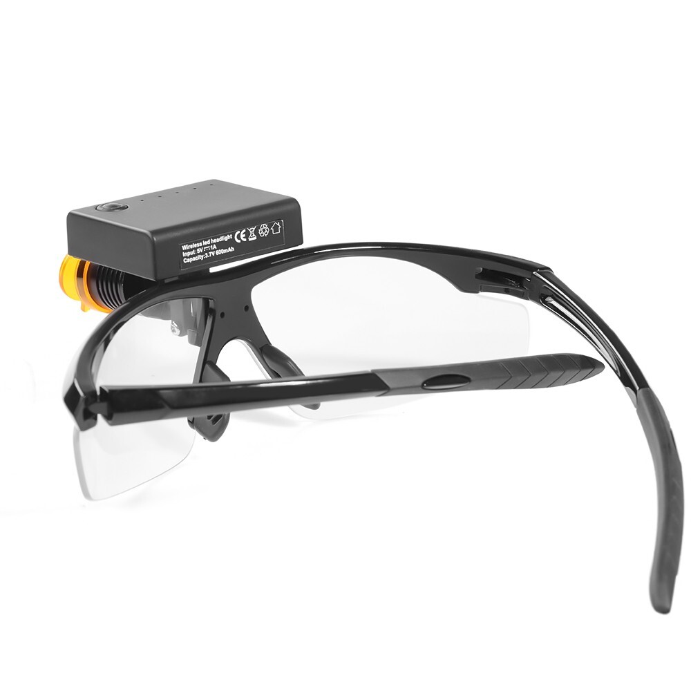 3W Wireless Dental LED Headlight with Optical Filter Dental Loupe Light US