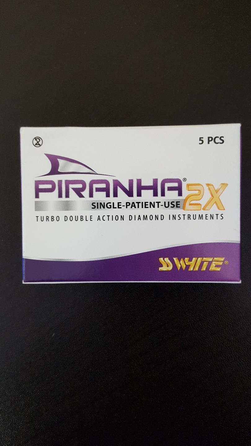 SS White piranha 2x fg # 881-016 turbo double action diamond 5pcs