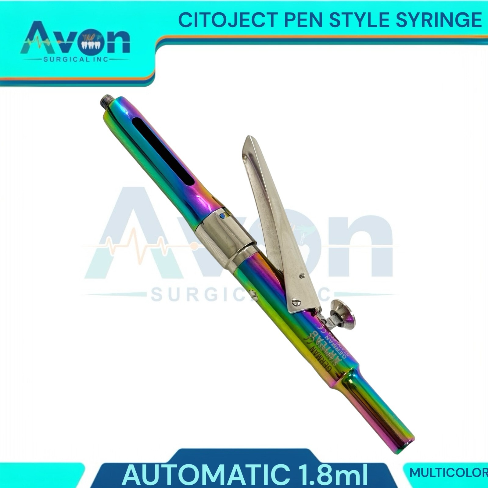 1 Ea Automatic Dosage Citoject Pen Syringe, 1.8mL, Multicolor – Dental Tools