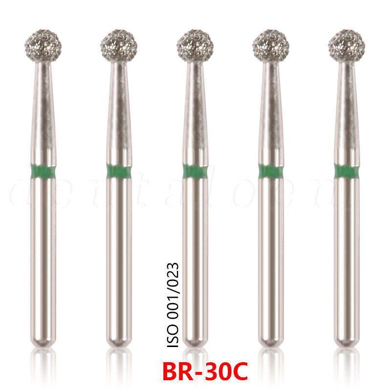 100x Brocas de fresa de diamante para dentista dental Taladro FG 1,6 mm 20 OEM