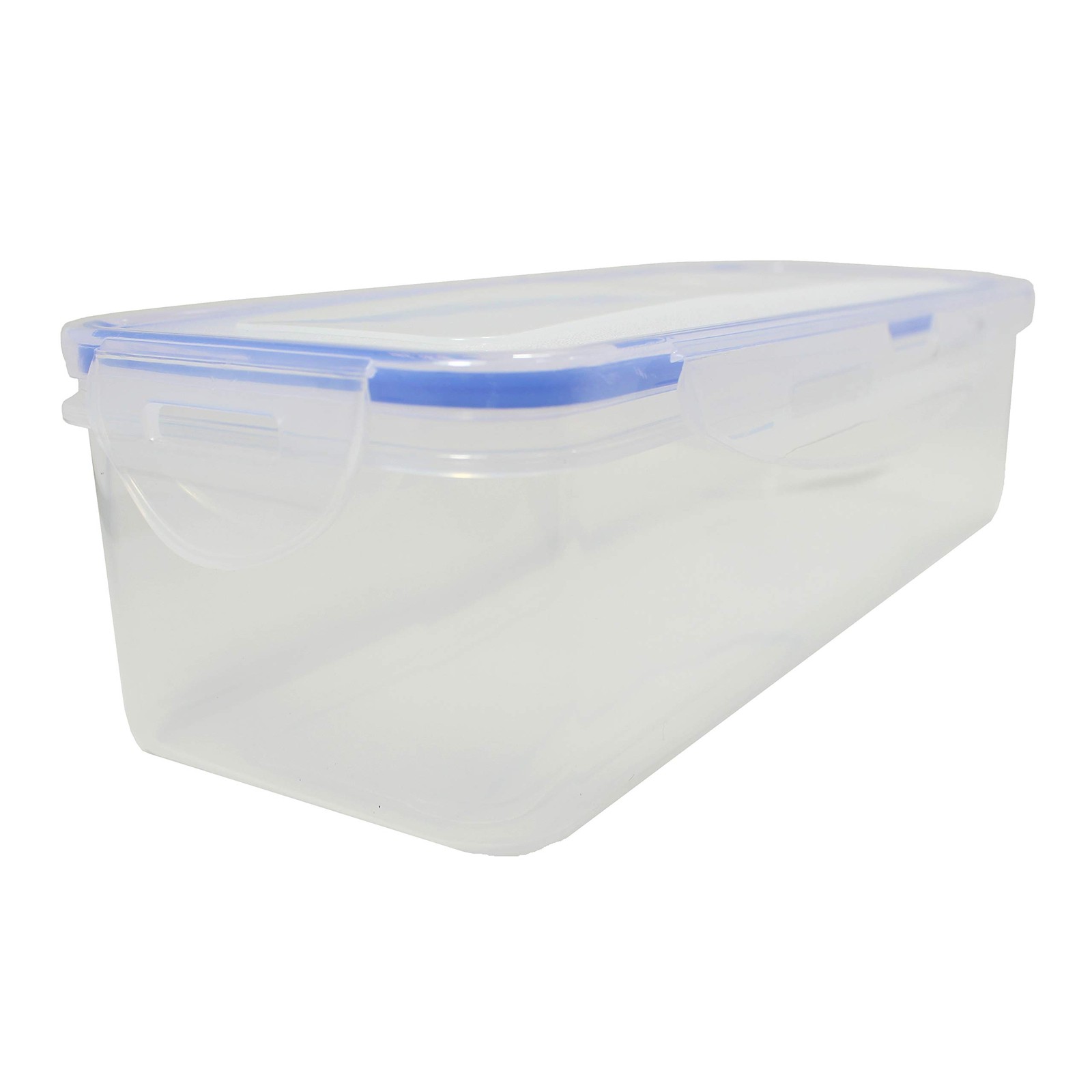BullCharged Plastic Container Storage Case for 200 Count (Pack of 1), clear