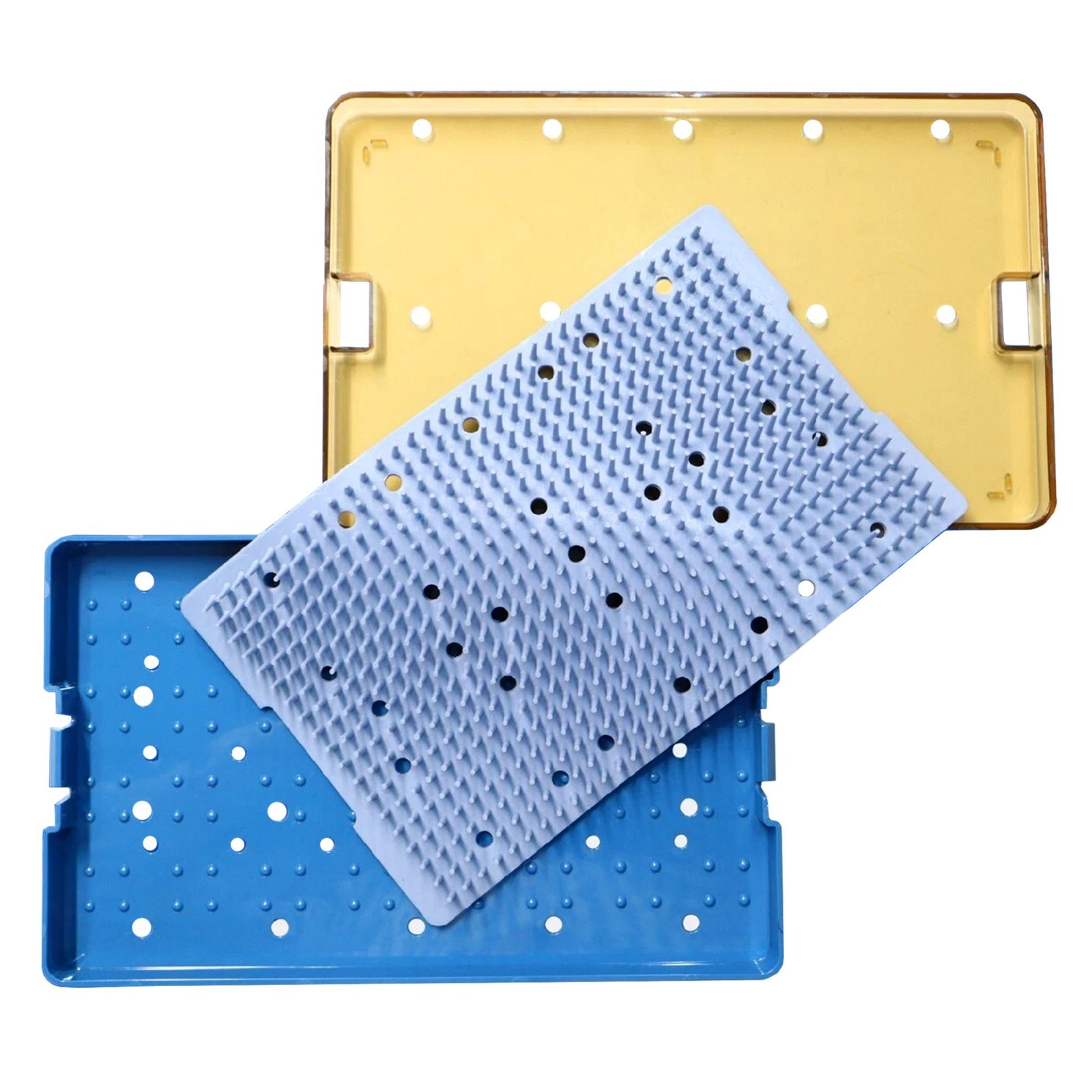 Sterilization Plastic Tray 160 x 90 x 22mm Disinfection Box Surgical Instruments