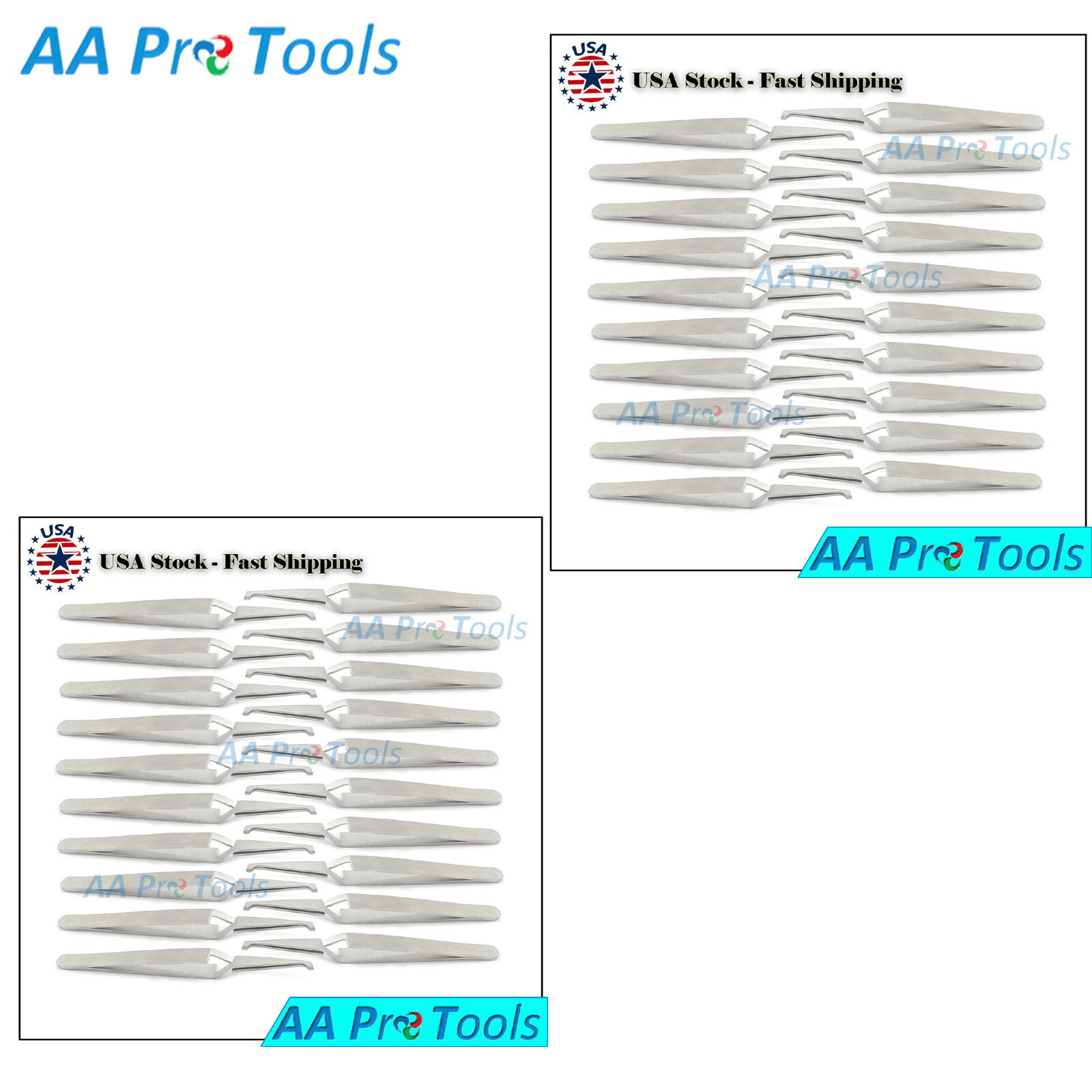 40 Pcs Bracket Removing / Placing Tweezers Pliers Orthodontic Forceps Dental Lab