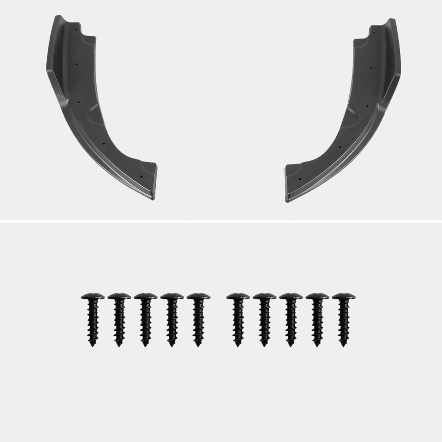 Spec-D Tuning Matte Black Rear Diffuser Bumper Lip Spoiler Compatible