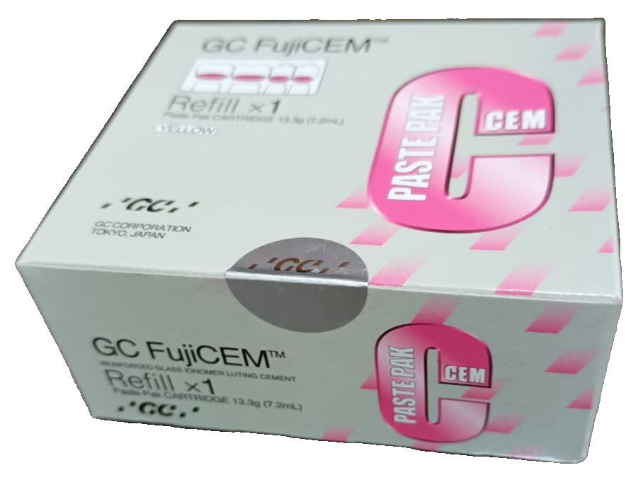 GC Fuji CEM Resin Modified Glass Ionomer Luting Cement 13.3g Dental – Free Ship