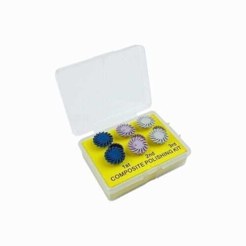 6Pcs/Set Dental Composite Polishing Diamond system RA disc 14mm wheel