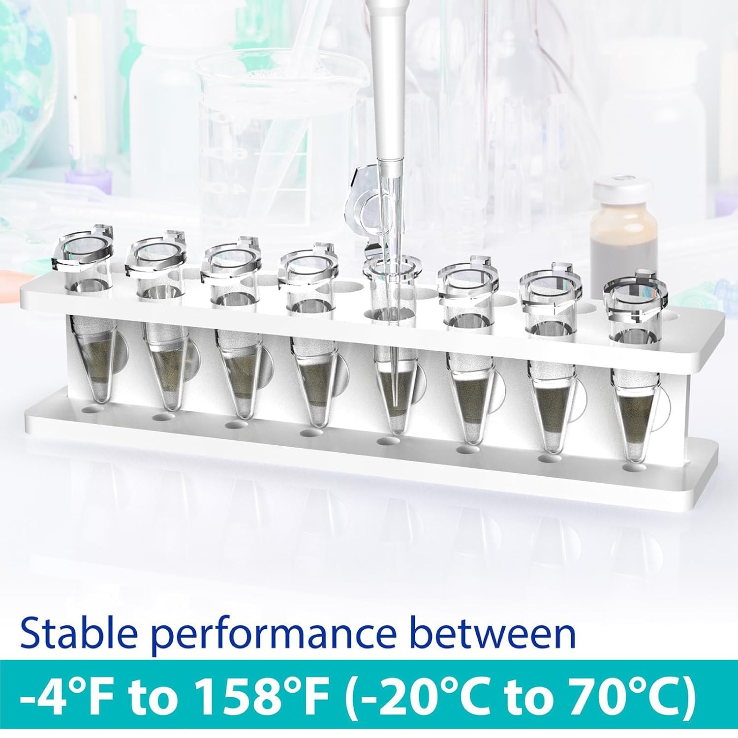 Magnetic rack separator 1.5mL Eppendorf tubes for DNA, RNA, purification