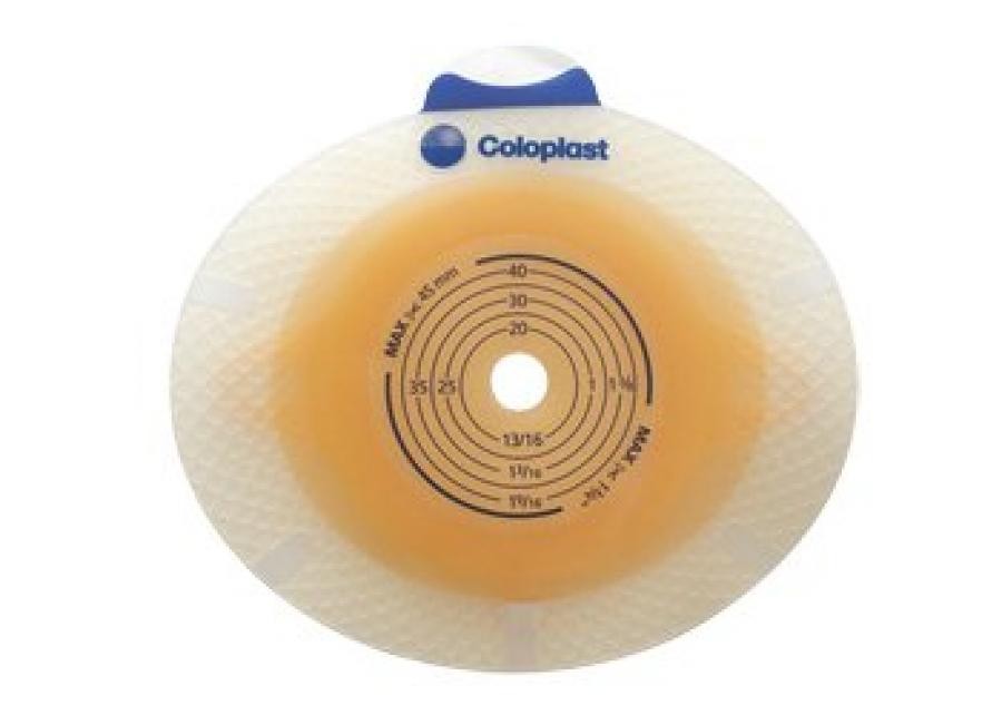 Coloplast SenSura Click Xpro Baseplate Flat Beige 50mm Flange .375-1.75″ Open, 5