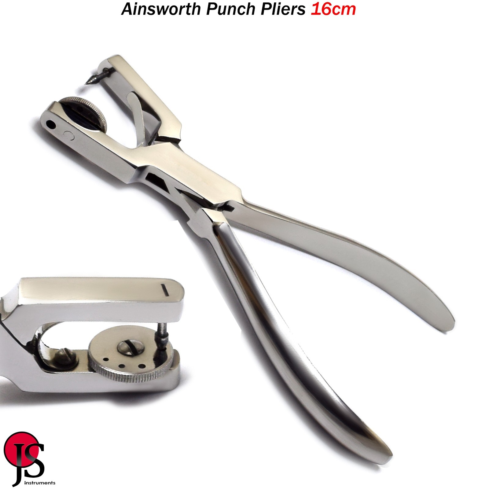Dental Endodontic Rubber Dam Punch Pliers Forceps 16cm Endo Instruments