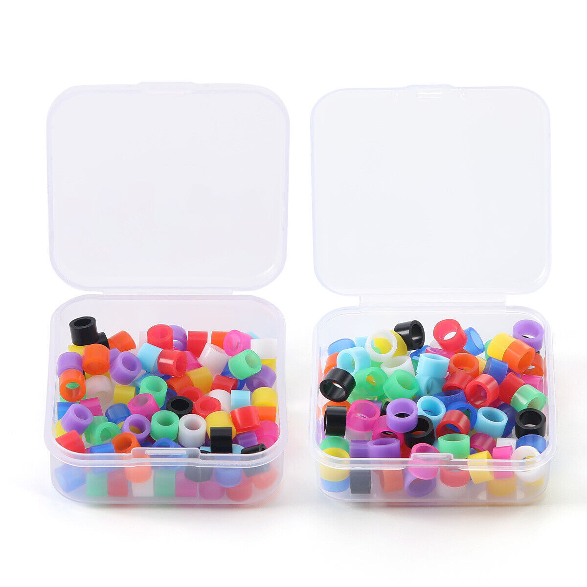 Dental Silicone Color Code Rings Circle Bands Instrument Large/Small 100Pcs/Box