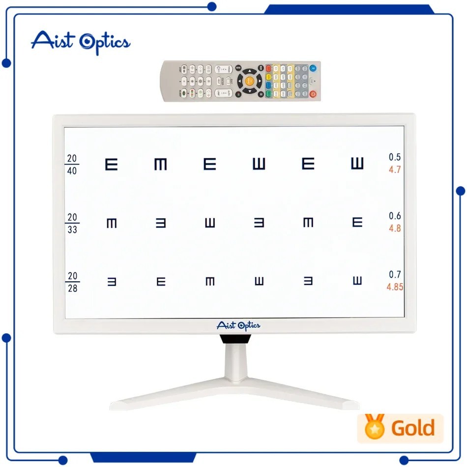 19 Inch Screen Ophthalmic LCD Visual Acuity Vision Chart Optical Testing Monitor