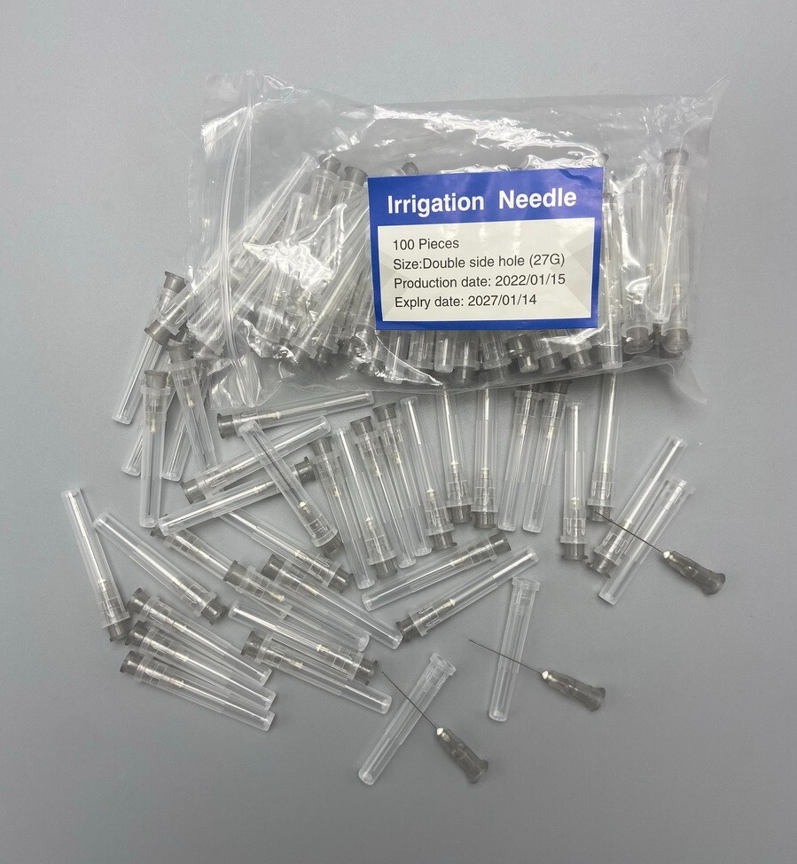 Dental Disposable Endo Irrigation Needle 25G/27G/30G 2-Side Hole Syringe Tips