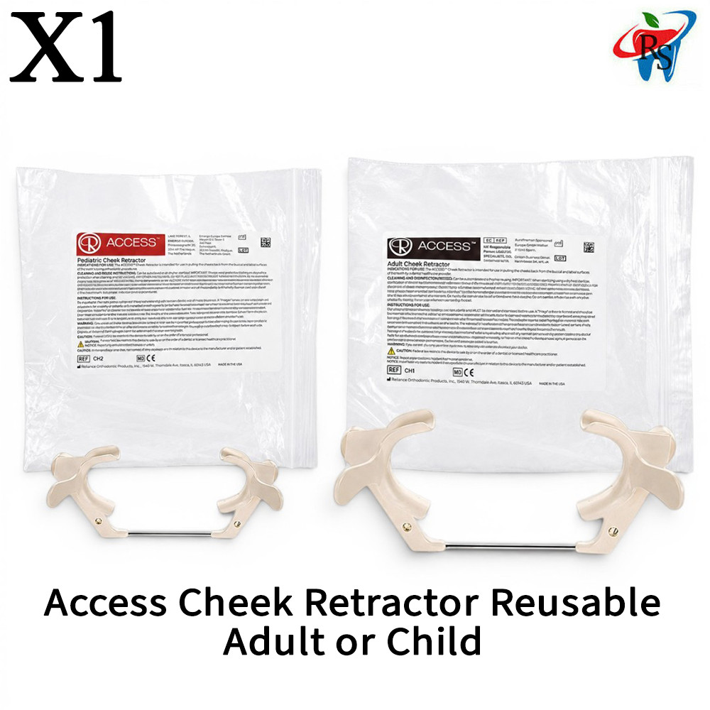 x1 Dental Reliance Access Cheek Retractor Reusable Adult Or Child Size
