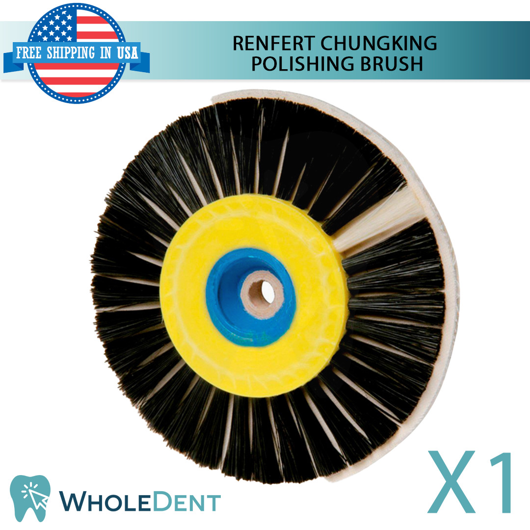 Renfert Chungking Polishing Brush Linen Ø80mm Wheel Dental Lab Condenser Tool