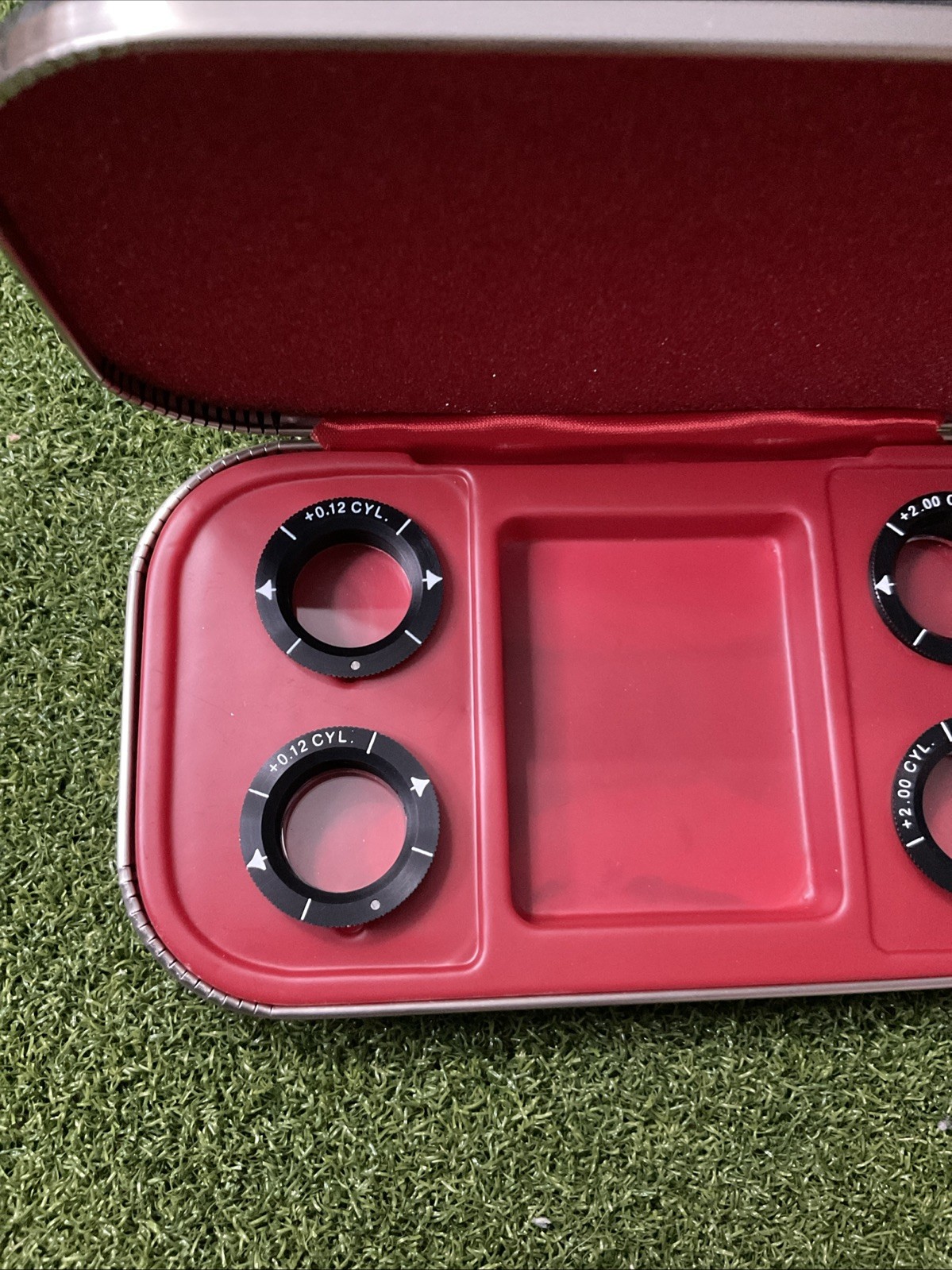 American Optical Astigmatic Correction Test Lenses in Case