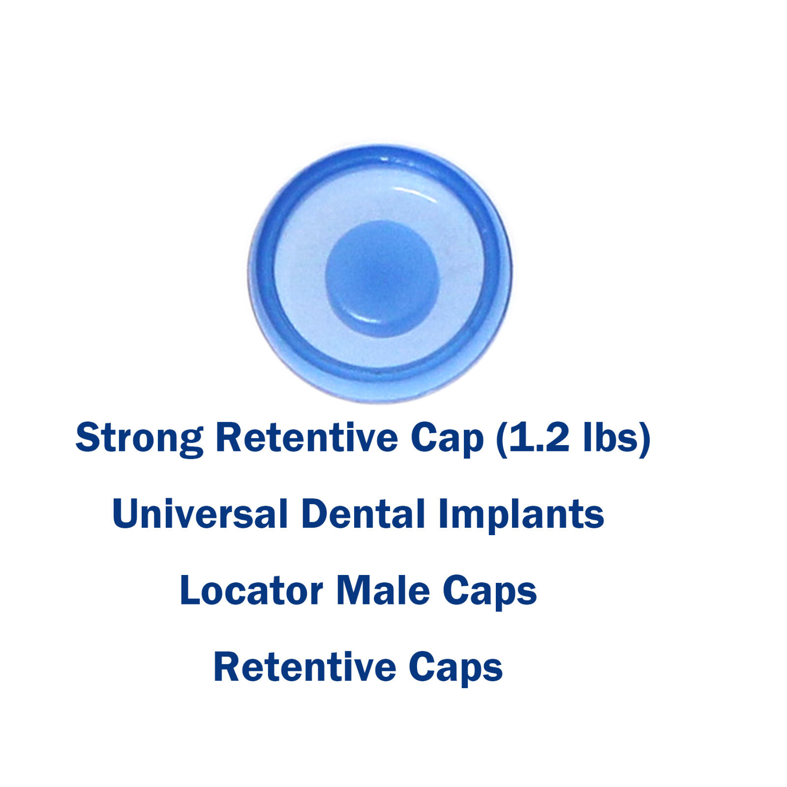 US Implans Overdenture Locator Abutment Replacement Retention Male Cap Inserts