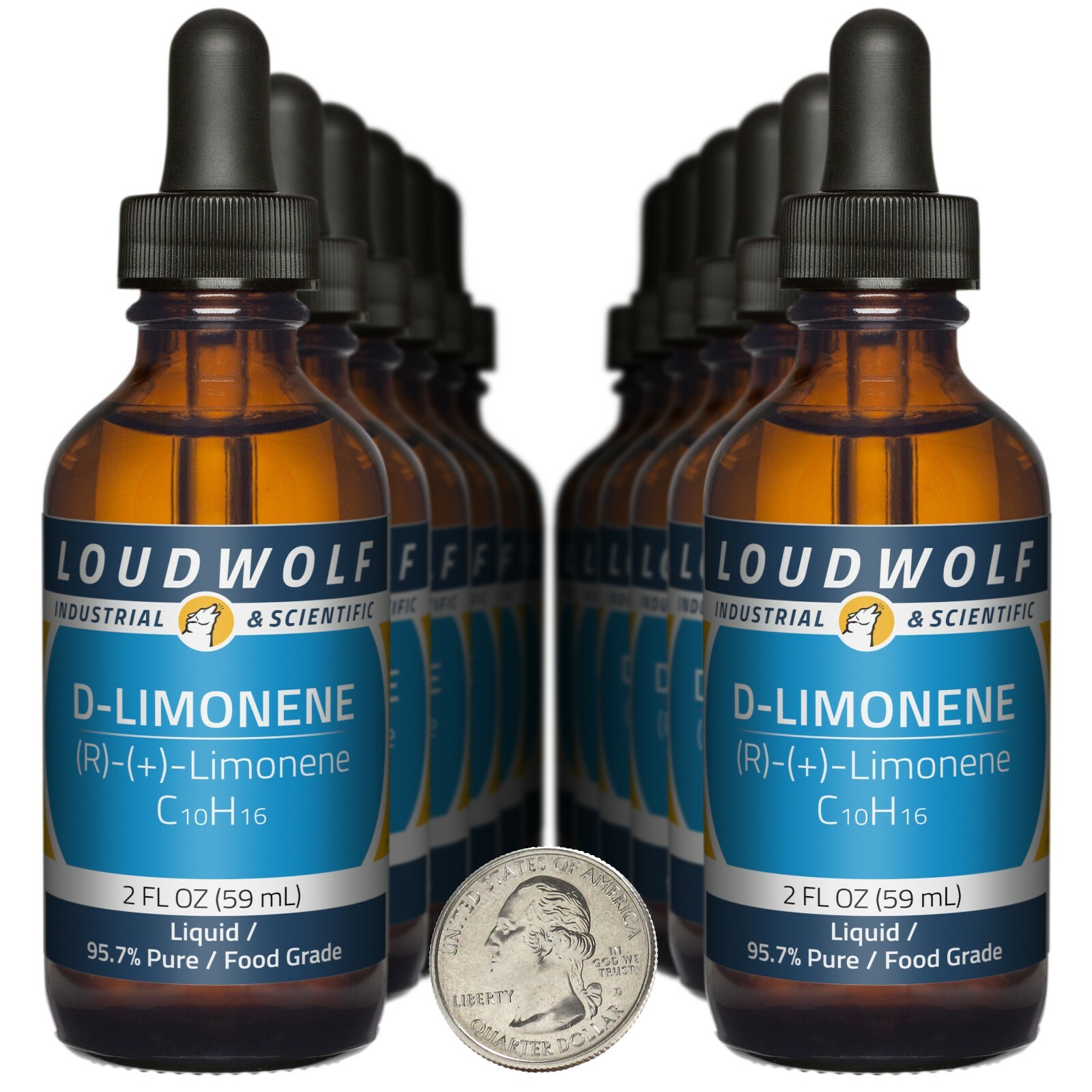 D-Limonene / 24 Fluid Ounces / 12 Bottles / 95.7% Pure Food Grade / Liquid / USA