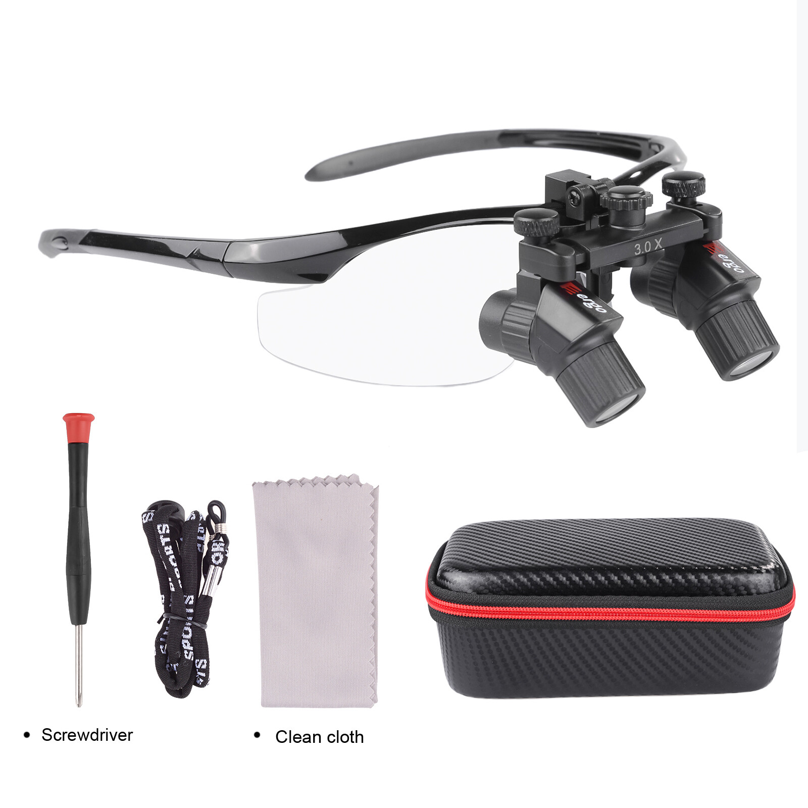 3.0X450mm Ultra-light Dental Ergo Loupes Surgical Magnifier Plastic Frame DY-119