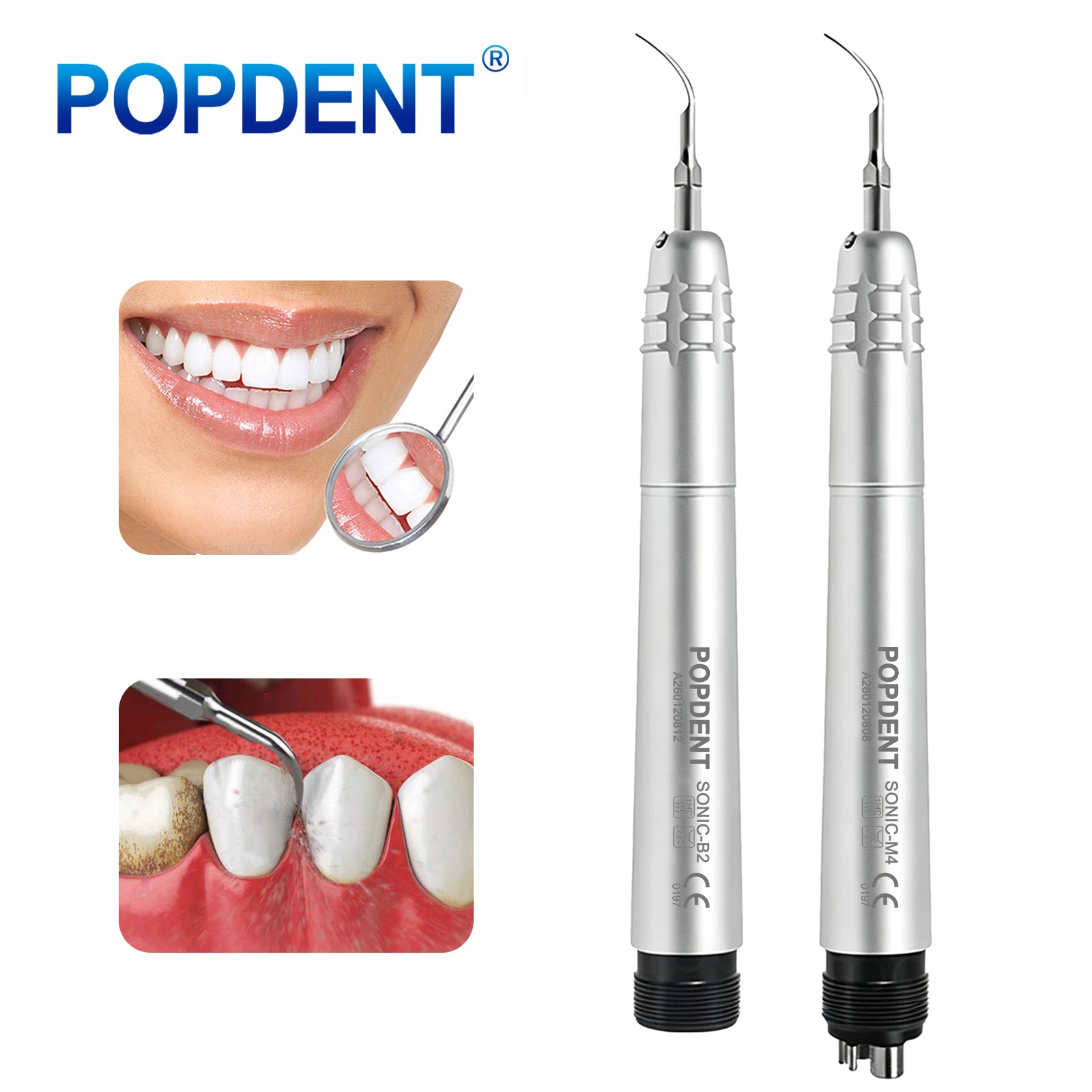NSK Style Dental Ultrasonic Air Perio Scaler Handpiece Hygienist W 3Tips POPDENT