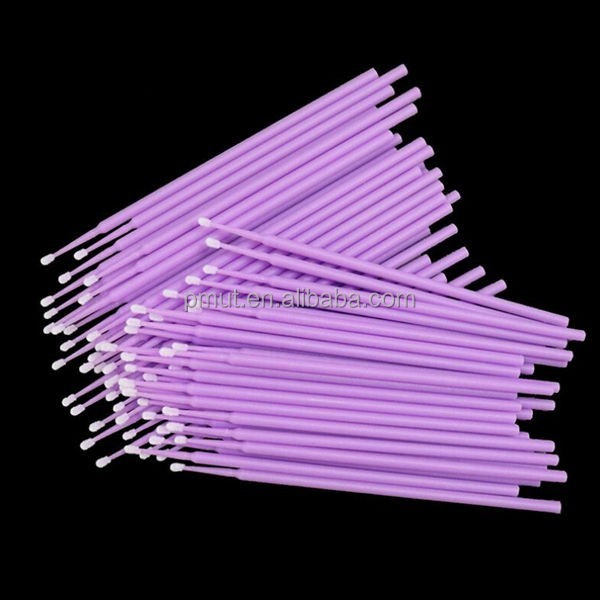 100PCS Dental Materials Disposable Micro Brush Applicators Colorful Brush Beauty