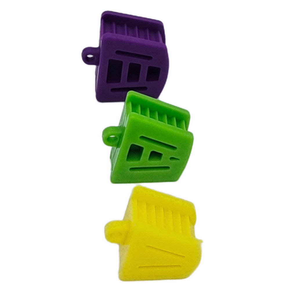 30Pc Dental Bite Block Retractor Opener Silicone Mouth Props Cushion Adult/Child