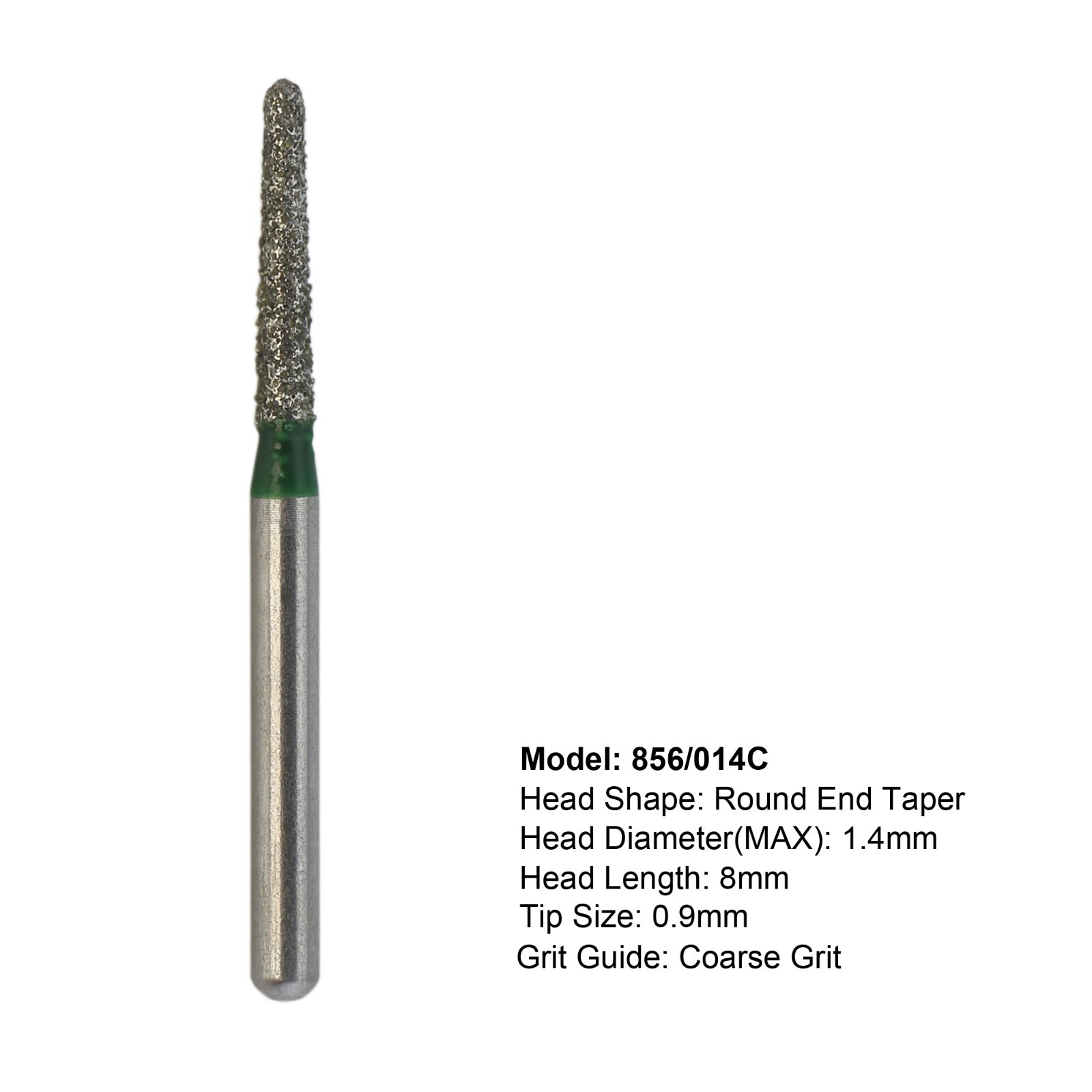 Dental Diamond Burs Football Egg Pointed 368 379 FG High Speed Bur Coarse Fine