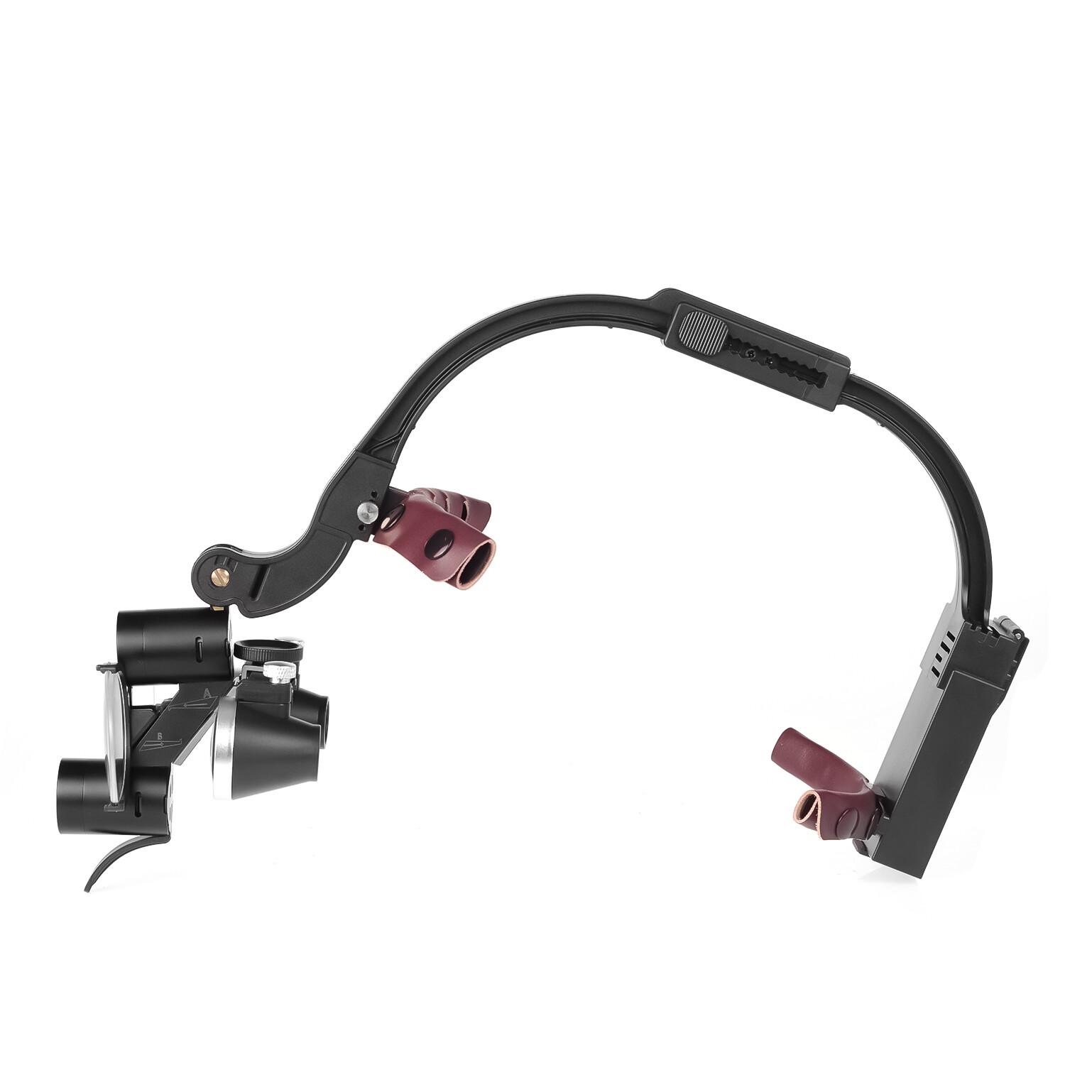 Dental 5W LED Wireless Headlight 2.5X Medical Loupes + 2 Batteries HYG-LP123 USA