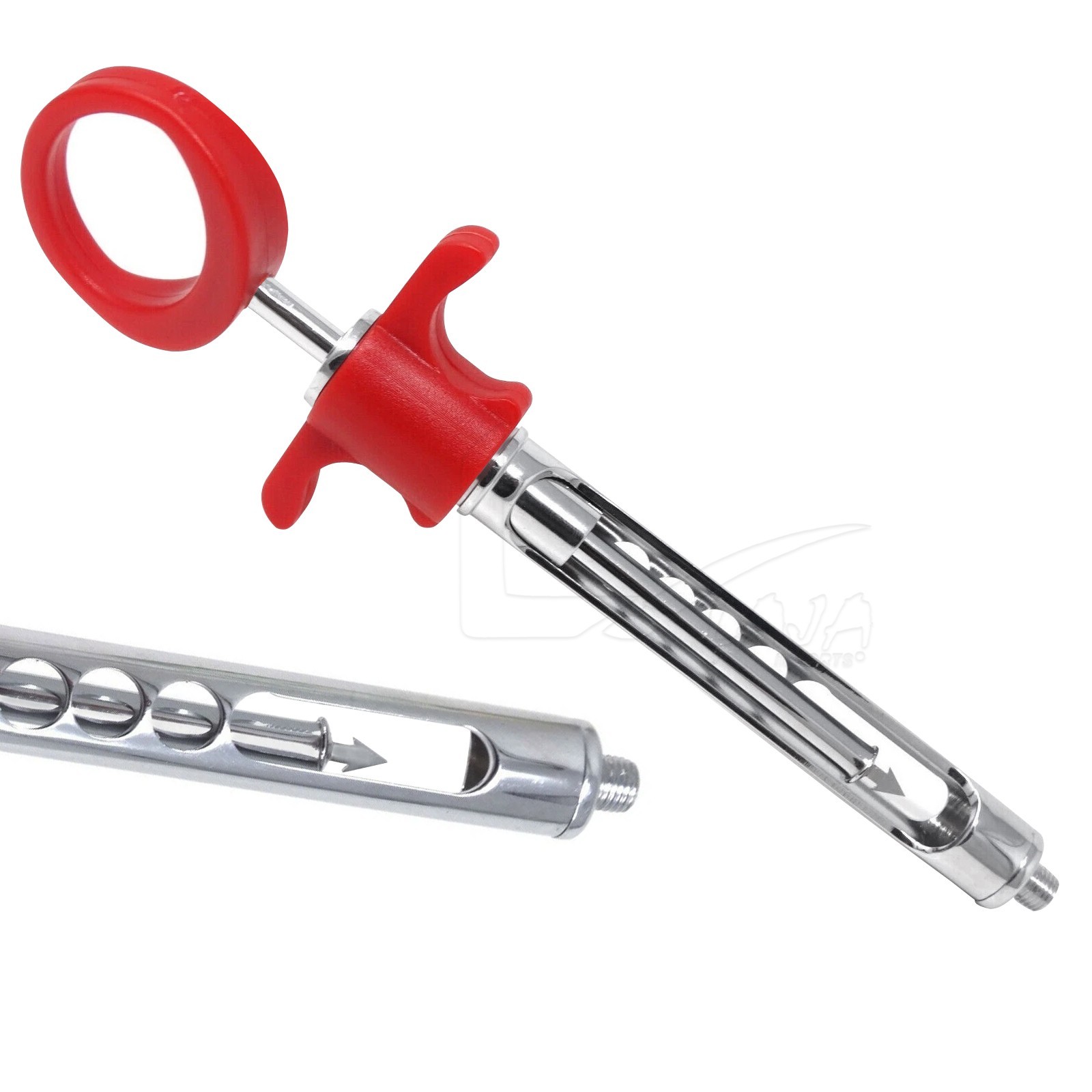 Dental Anesthetic Syringe 1.8cc American Auto Passive Red Plastic Handle