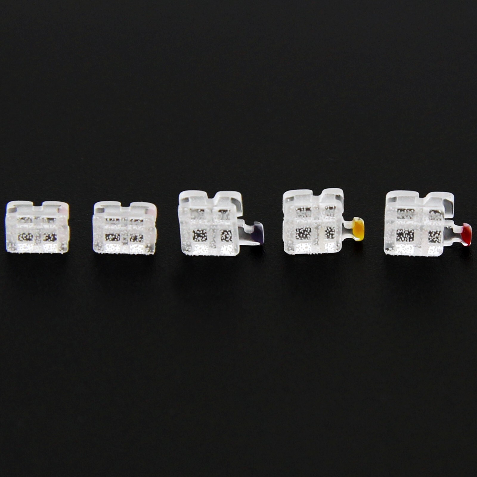 STAR ABSOLUTE Orthodontic Sapphire Brackets Clear Monocystalline Braces Roth MBT