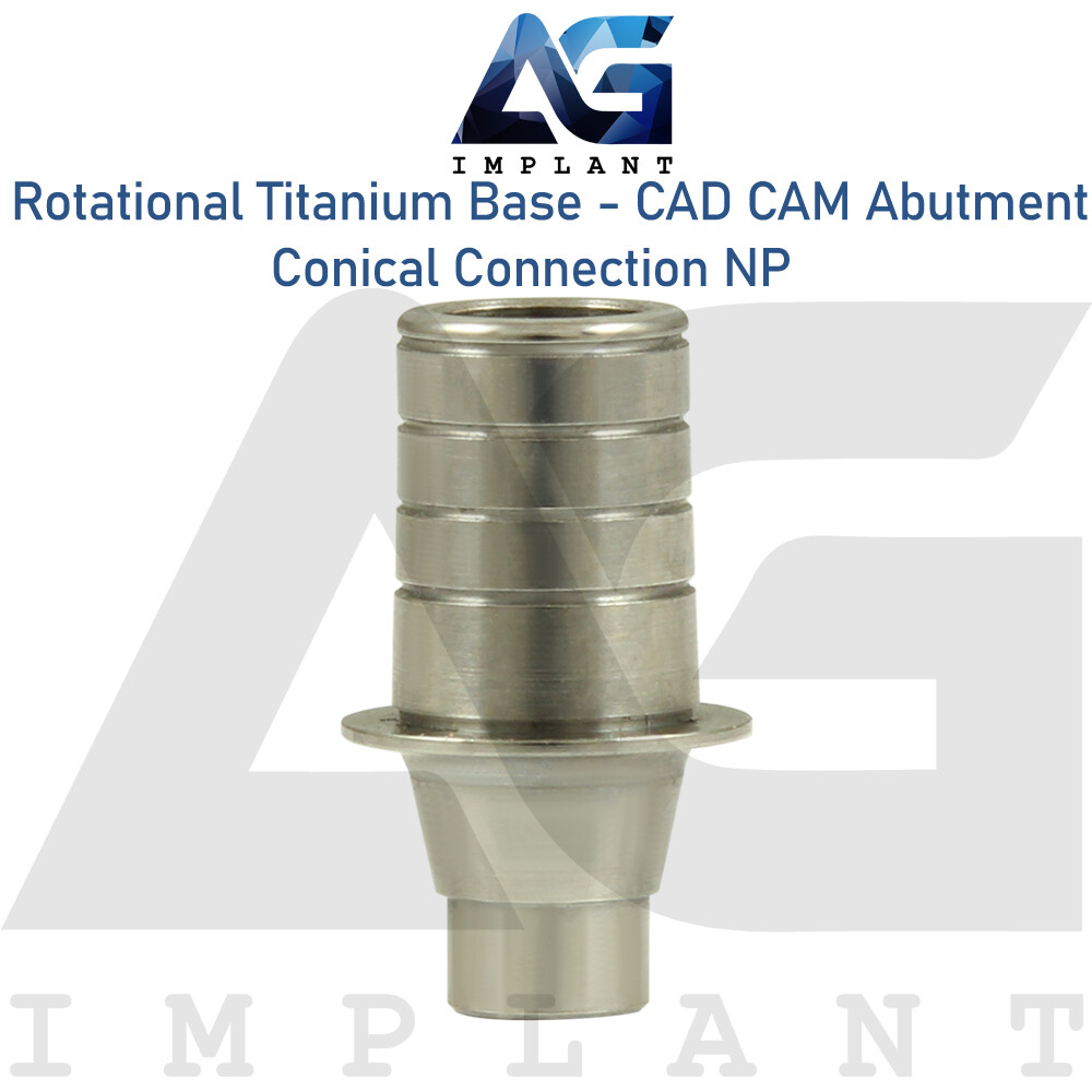 Rotational Titanium Base CAD/CAM NP Conical Connection Screw
