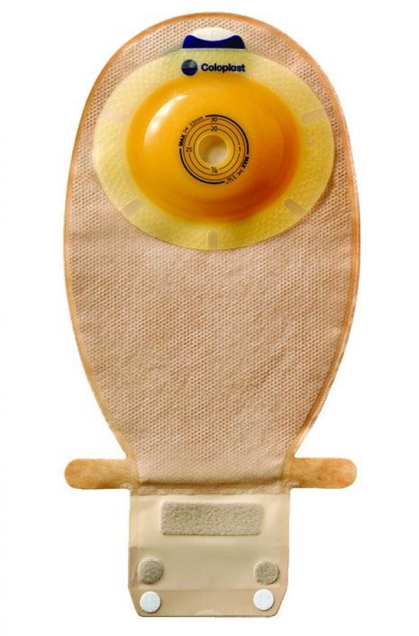 Coloplast SenSura EasiClose Filt Pouch 1PC 11 .5″ Maxi 1.125″ Stoma Convex Light