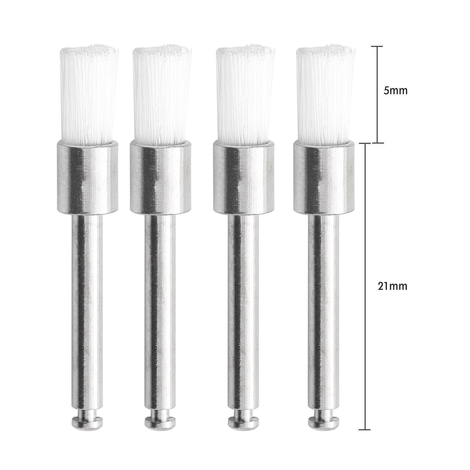 Dental Latch/Tapered Rubber Bristle Polishing Cups/Brushes Tooth Prophy Polisher