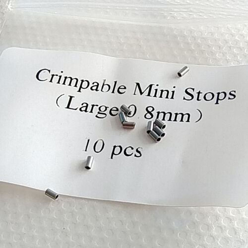 100pcs Dental Orthodontic Crimpable Hooks crimpable Mini Stops 0.5mm/0.8mm