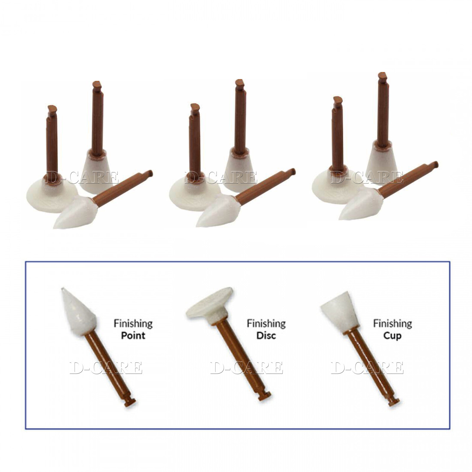 Enhance Finishing Point/Discs/Cup Composite Polishing Pack of 30 pc