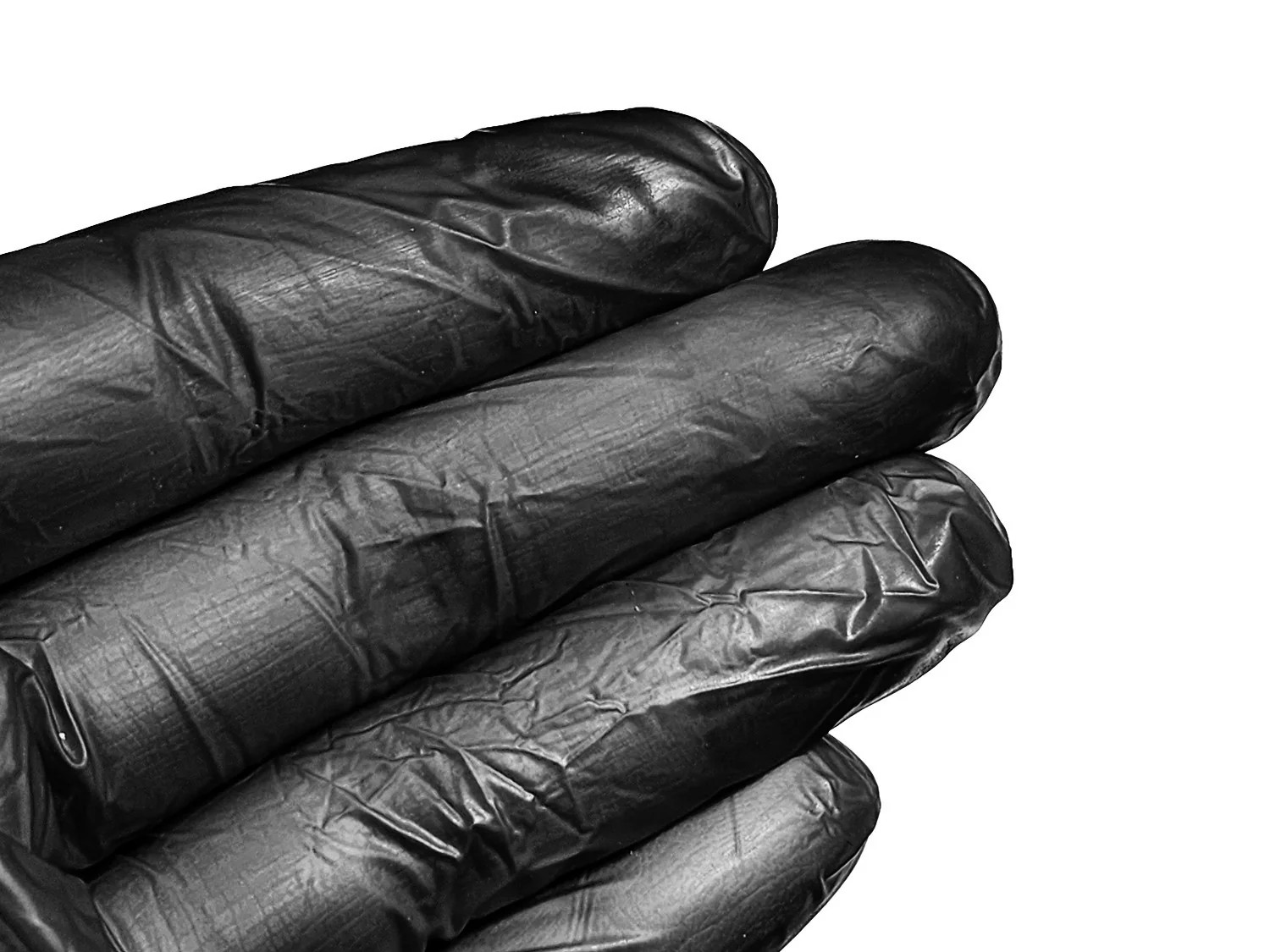 🧤 [1000 Gloves] Vinyl Nitrile Blend Disposable 3 Mil Black Medical Exam Dental