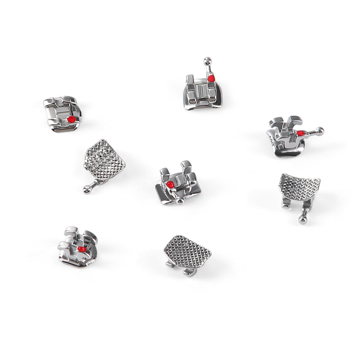 Dental Orthodontic Monoblock Brackets Braces Mini Roth/MBT 0.022/0.018 3/345 Hk